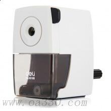 得力0610B削筆機 手搖削筆器 時尚簡約卷筆刀鉛筆刨學生轉(zhuǎn)筆刀辦公削筆機