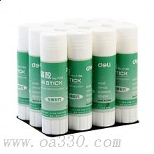 得力7101Z固體膠 小號膠棒 學(xué)生強(qiáng)力膠 辦公固體膠9g12支/盒 單支價(jià)