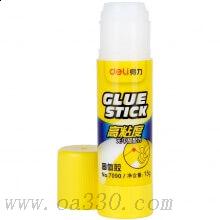 得力6370固體膠 白膠棒白色膠水手工膠棒粘膠學(xué)生膠棒 6支/盒