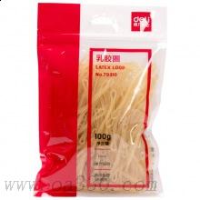 得力79310乳膠圈 橡皮筋辦公財(cái)務(wù)用強(qiáng)韌性牢固長(zhǎng)久耐用大容量袋裝