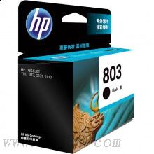 惠普(HP)F6V21AA 803 黑色原裝墨盒 適用噴墨一體機(jī)：HP Deskjet 2132,2131噴墨打印機(jī)：HP Deskjet 1112,1111