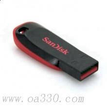 V閃迪 SDCZ50-064G-Z35 酷刃 USB2.0 U盤 黑紅色