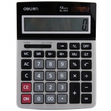 得力1672A桌面計(jì)算器(銀色)(個(gè))