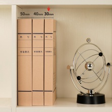 得力5610無(wú)酸牛皮紙檔案盒(棕黃)(10個(gè)/包)