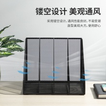 得力78986四聯(lián)金屬網(wǎng)狀文件框(黑)(個(gè))
