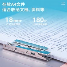 得力64516彩透雙強(qiáng)力夾(透明)(個)