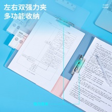 得力64516彩透雙強(qiáng)力夾(透明)(個)