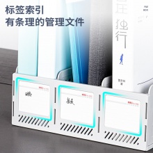 得力9845三聯(lián)文件框(灰)(只)