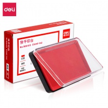 得力9864ES快干印臺(tái)(紅)(只)
