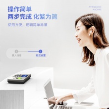 得力14060指紋考勤機(銀灰)(臺）