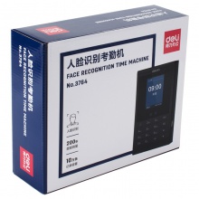 得力3764人臉考勤機(jī)(黑色)