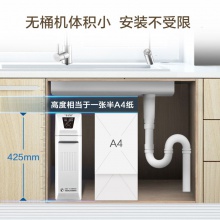 史密斯（A.O.SMITH）家用凈水器1200M 1.2升/分鐘 標(biāo)配專(zhuān)利智能濾芯更換提示龍頭 低廢水即濾反滲透凈水機(jī)