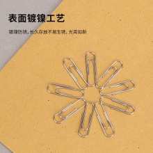 得力0025回形針(100枚/盒)