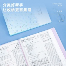 得力5174-40頁資料冊(紅)