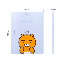 得力72504_kakao friends_20頁資料冊(藍)(個)