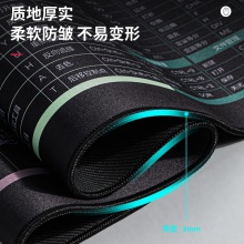 得力83004鼠標(biāo)墊(黑)(塊)