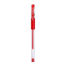 得力91007中性筆0.5mm半針管(紅)(2支/卡)