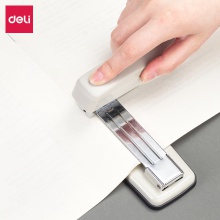 得力0414S訂書機(jī)(灰)(一臺訂書機(jī)/盒)