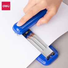 得力0828訂書機(藍)