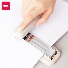 得力0828訂書機(jī)(白)