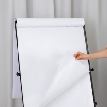 得力8729白板掛紙810×580mm(25張/卷)(白色)