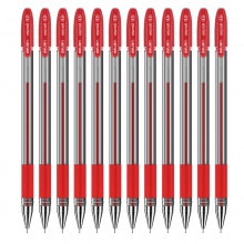 得力S55中性筆0.5mm半針管(紅)(支)