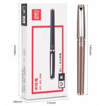 得力S71中性筆0.5mm子彈頭(黑)