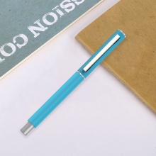 得力S81中性筆0.5mm子彈頭(黑/筆殼藍(lán)色)(支)