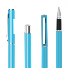 得力S81中性筆0.5mm子彈頭(黑/筆殼藍(lán)色)(支)