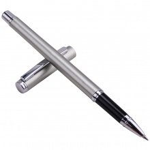 得力S82-01中性筆0.5mm子彈頭(金屬藍)