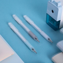 得力A003B-01學(xué)生中性筆0.5mm子彈頭(黑)
