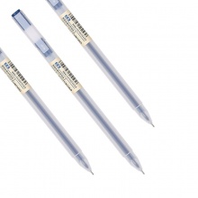 得力A119彩色中性筆0.5mm全針管(墨藍)