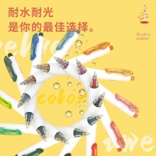 得力A200蜜糖色中性筆0.5mm子彈頭(蘋果綠)(蘋果綠)(支
