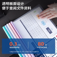 得力63107-抽桿報告夾(混)(個)