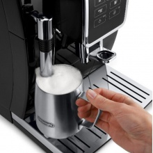 德龍（Delonghi）全自動咖啡機 家用辦公室 美式\/意式濃縮咖啡 奶泡機咖啡豆 咖啡粉兩用 ECAM350.15.B