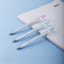 得力A462學(xué)生中性筆0.5mm全針管(黑)