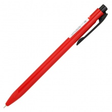 得力S310中油筆(紅)