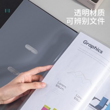 得力5710_11孔資料袋(透明)(20只/包)得力5710_11孔資料袋(透明)(20只/包)