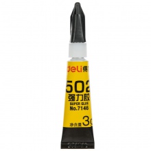 得力7146-502強(qiáng)力膠3g(瓶)