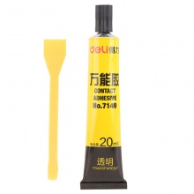 得力7149萬能膠(黃)(瓶)