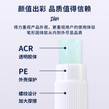 得力53410歐陽娜娜筆型固體膠(透明)((1+1)/卡)