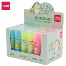 得力9627果凍色固體膠(混)