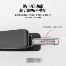 得力0478省力訂書機(jī)(黑)(訂書機(jī)/彩盒)