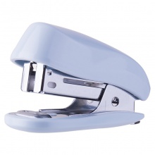 得力0235_12#迷你訂書機套裝(藍)