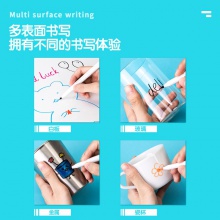 得力S504白板筆(混)(8支/袋)