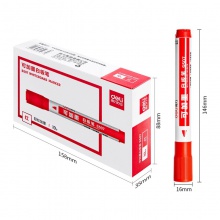 得力S507白板筆(紅)