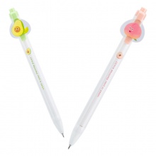得力A512按動(dòng)學(xué)生中性筆0.35mm全針管(黑)(支)