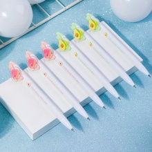 得力A512按動(dòng)學(xué)生中性筆0.35mm全針管(黑)(支)