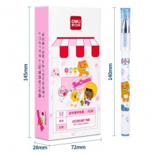 得力A518KaKaoFriends中性筆0.5mm全針管(黑)(支)