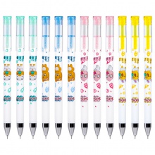 得力A518KaKaoFriends中性筆0.5mm全針管(黑)(支)